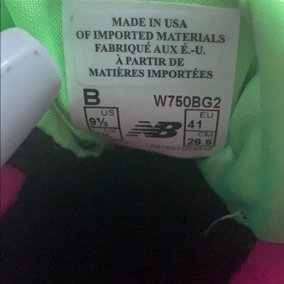 NEWBALANCE 750 V2 WOMEN RUNNING‎ SNEAKERS SZ 9 1/2 - Picture 6 of 7